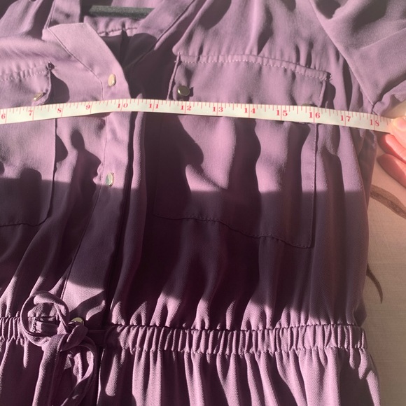 Purple and gold Dynamite (S) blouse dress - Picture 5 of 5